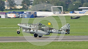 Messerschmitt Me 262ÃÂ Schwalbe World War II German Nazist Jet Combat Aircraft.